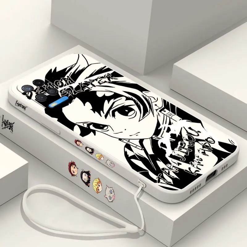 

Demon Slayer Phone Case For OPPO A54 A74 A57 A96 A95 A94 A76 A72 A36 A95 A5 A15 A15S A16 A16K A9 A5 2020 Reno 8 7 6 5 F9 4G 5G