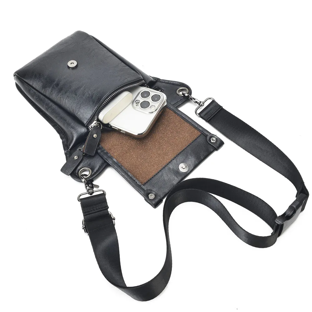 Vintage Waist Pack Drop Leg Bag for Men Women Leather  Belt Hip Bum Bag Multi-Purpose Motorcycle Bike Outdoor Hiking Hip Packet