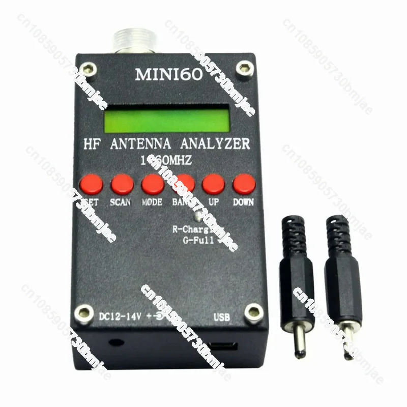 Mini60 Sark100 1-60 МГц HF ANT SWR Антенный анализатор Метр Android APP Батарея ПК Программное