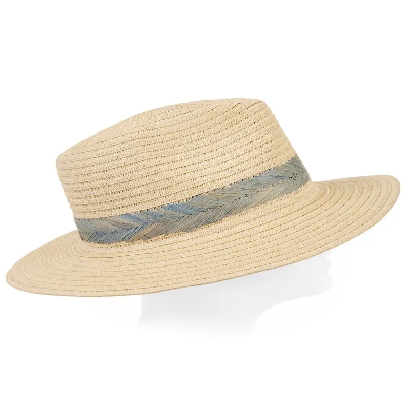

May Women`s Palm Straw Fedora
