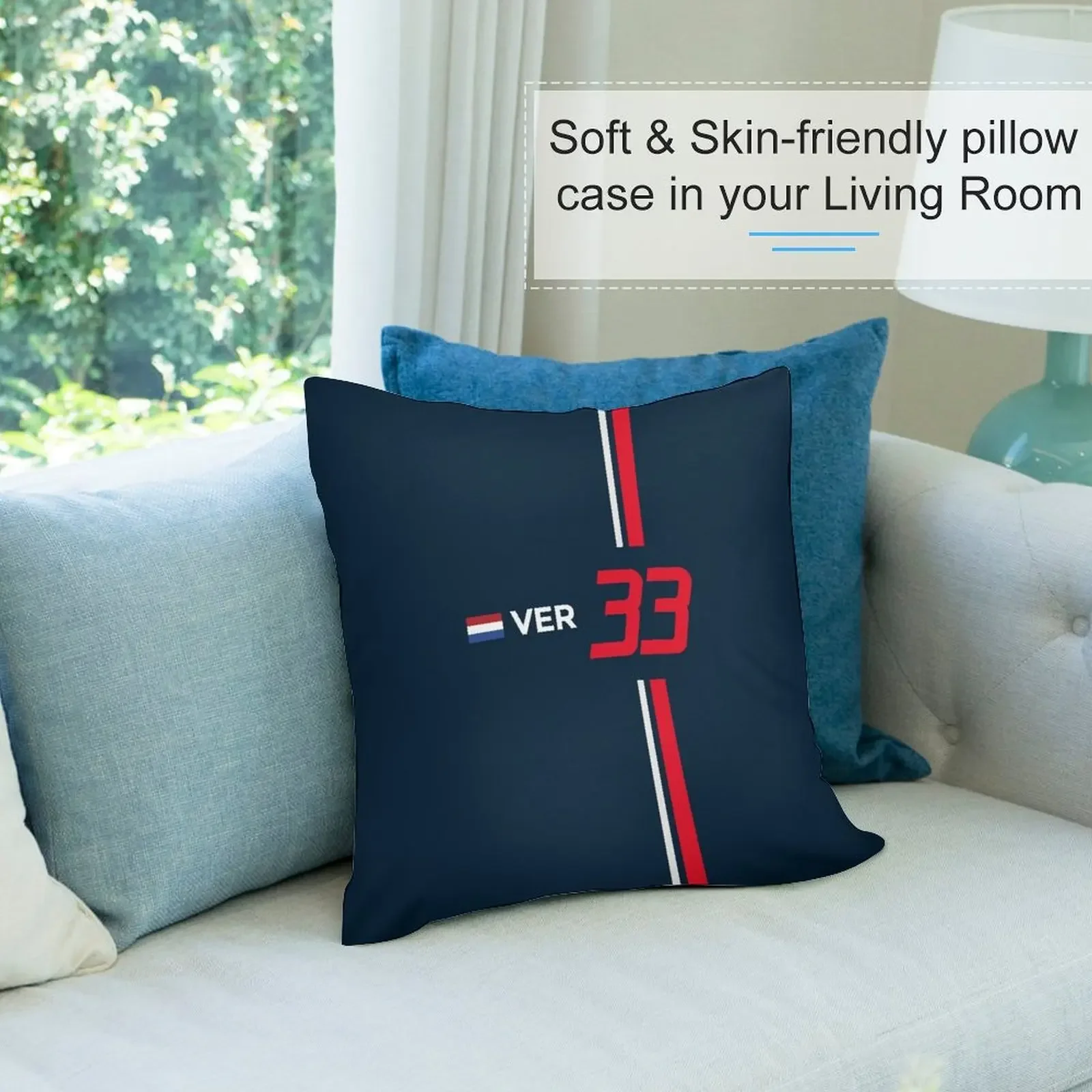 F1 2021 - # 33 декоративная подушка Verstappen для дивана