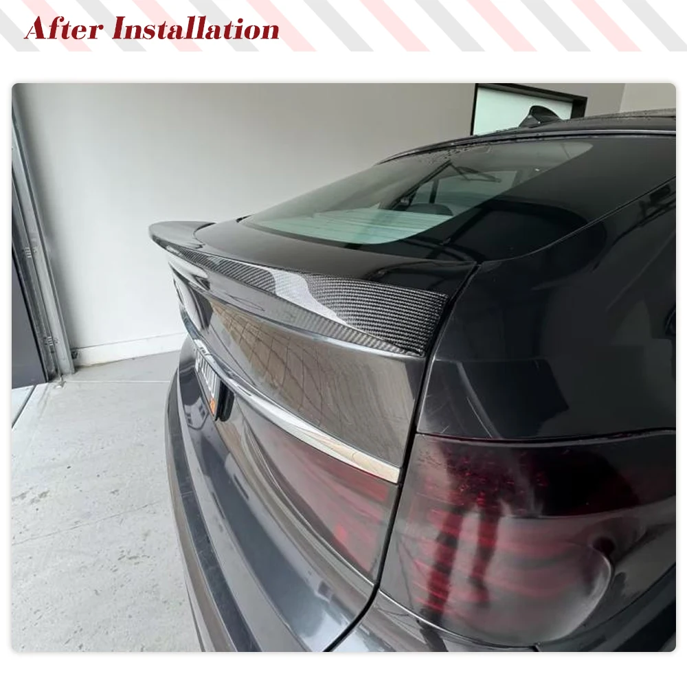 Для BMW 5 серии F07 Gran Turismo 535I 550I 2010-2017 Pre-LCI задний багажник из углеродного волокна