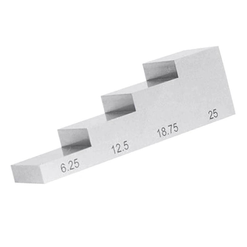 

Ultrasonic Thickness Tester Gauge Calibration Block 4 Step Thickness Compatible with Thickness & Linearity Calibration