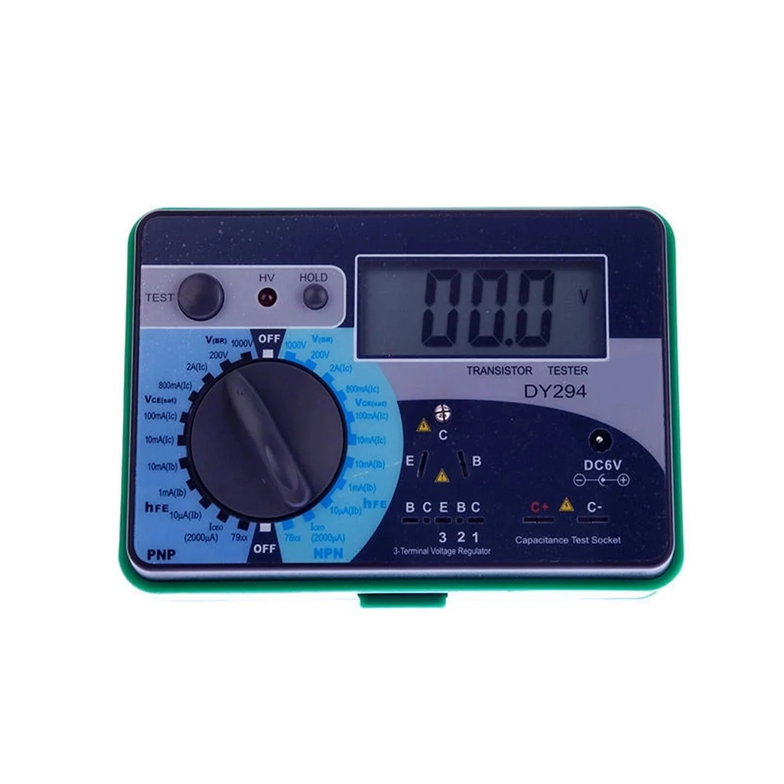 DY294 Multifunction Digital Transistor Analyzer Tester Semiconductor Diode Triode Reverse AC DC Voltage Capacitance FET