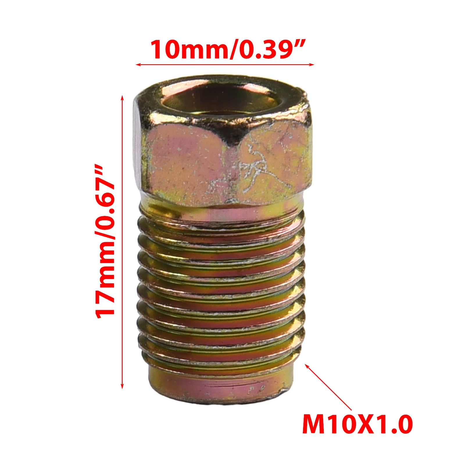 10 шт. M10x1 0 резьбы фитинги автомобильной тормозной магистрали для 3/16 \\\\\\\"
