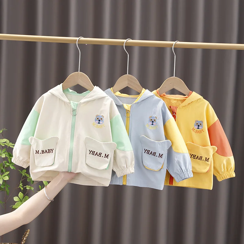 Jackets Infant Cardigan Zipper Coats Children Clothing Baby Boys Girls Outerwear Clothes Spring Autumn Kids Casual Sport Hooded enlarge