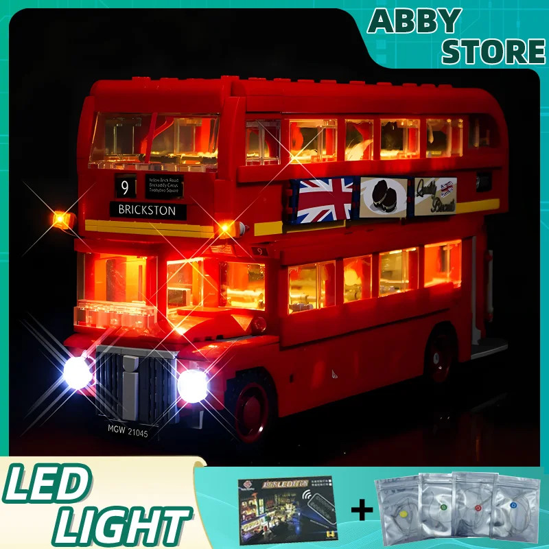 Детали для конструктора LEGO 10258 совместимы с Лондонскими автобусами