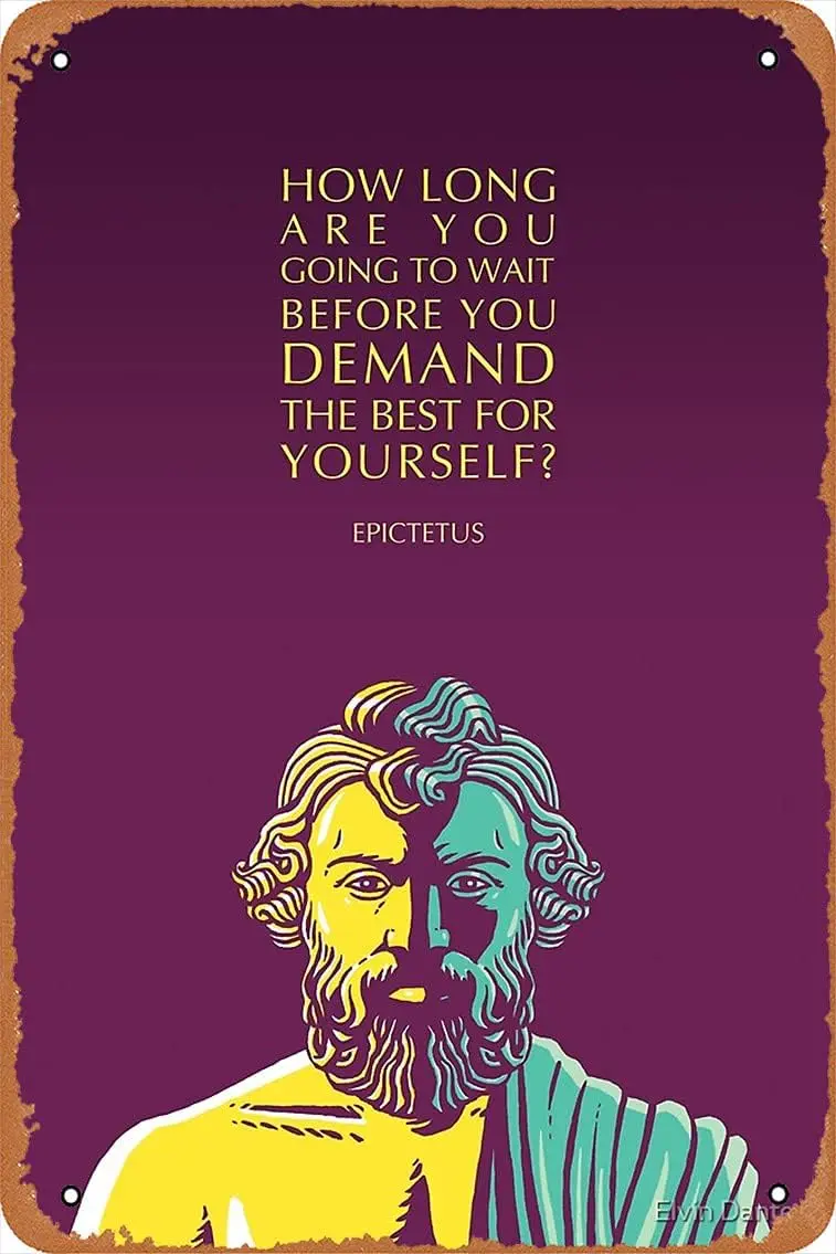 Эпиктетос Вдохновляющая Стоицизм Цитата: Как Да здравствуется за ожидания
