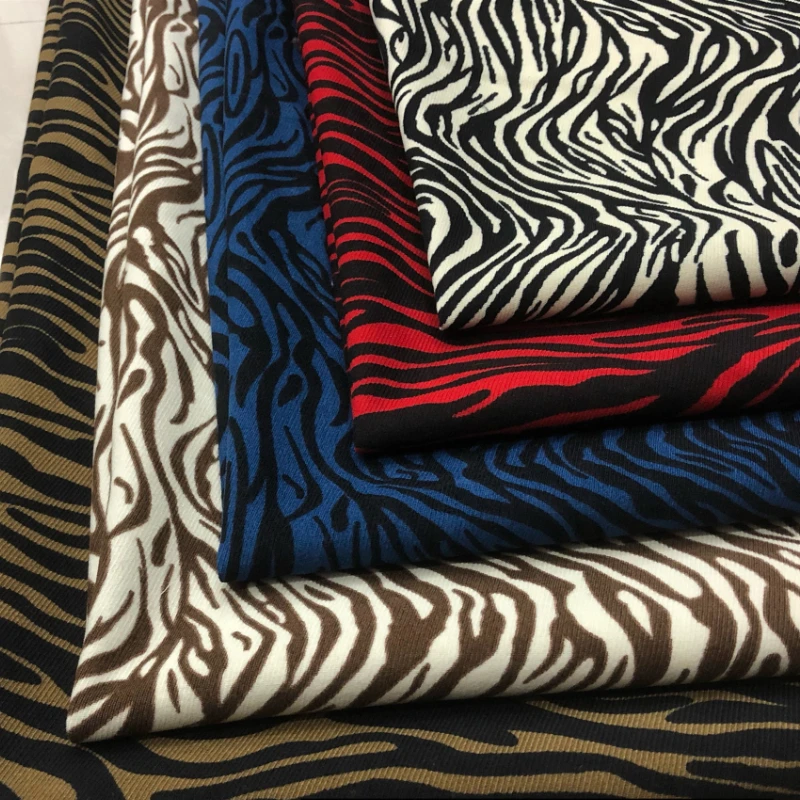 Жаккардовая ткань с рисунком зебры ветровка для костюма одежды дизайнерские