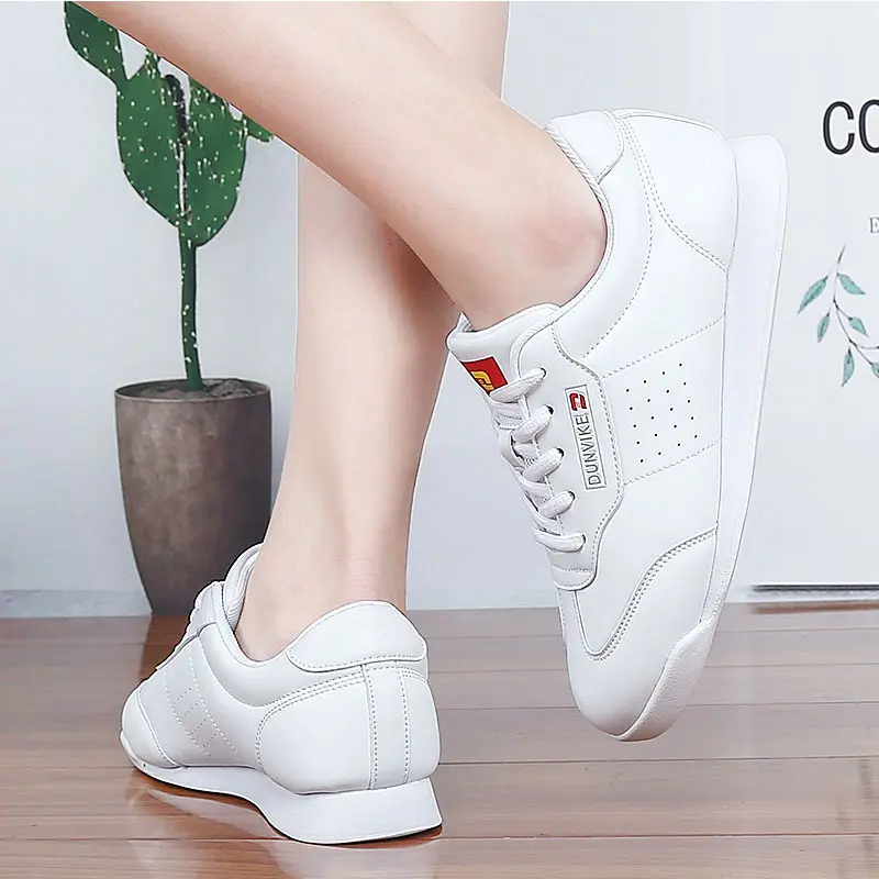 Women Aerobics Shoes Men's Boy's Sports Shoe Girls Aerobics Dance Shoes White Competitive Modern Jazz Hip-hop Gym Dance Sneakers
