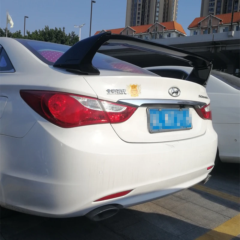FD2 стиль для Hyundai Sonata 9-й спойлер 2014 - 2019 ABS Материал углеродный вид Автомобильный