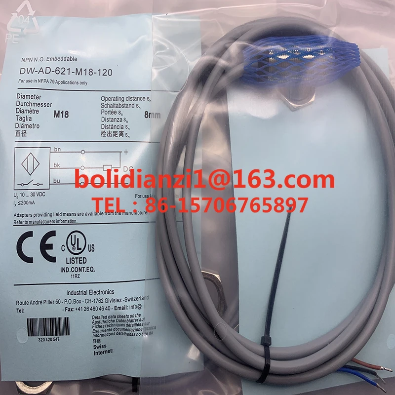 Оригинальный датчик DW-AS-611-M18-002 DW-AS-613-M18-002 DW-AD-621-M18-120 DW-AD-623-M18-120