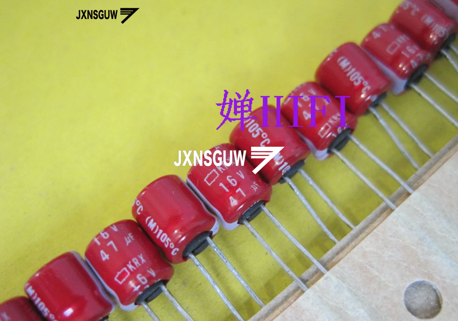 10PCS NIPPON KRX 16V47UF 6X7MM NCC Red robe Aluminum electrolytic capacitor 47UF/16V CHEMI-CON 105 degrees 47uF 16V