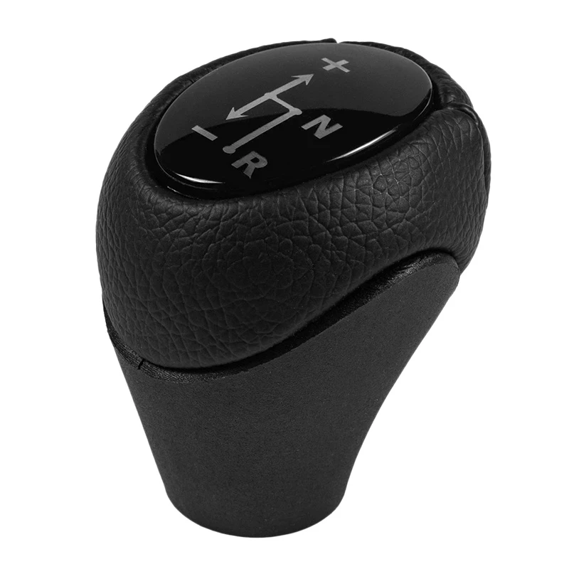Auto Parts Leather Automatic Gear Shift Knob Lever Shifter for Mercedes Benz Smart Fortwo Roadster 450 451 Brabus Fortwo
