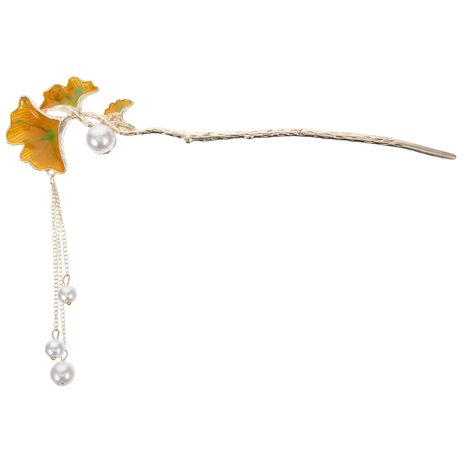 

Ginkgo Leaf Tassel Hairpin Ancient Style Hair Stick Women Hair Stick Chinese Hairpin