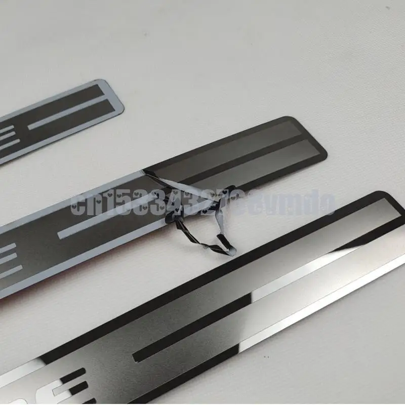 

For Chevrolet Tahoe Z71 RST 2021 Car Accessories Door Sill Protector Scuff Plate Pedal Styling Sticker Threshold Trim 2020 2022