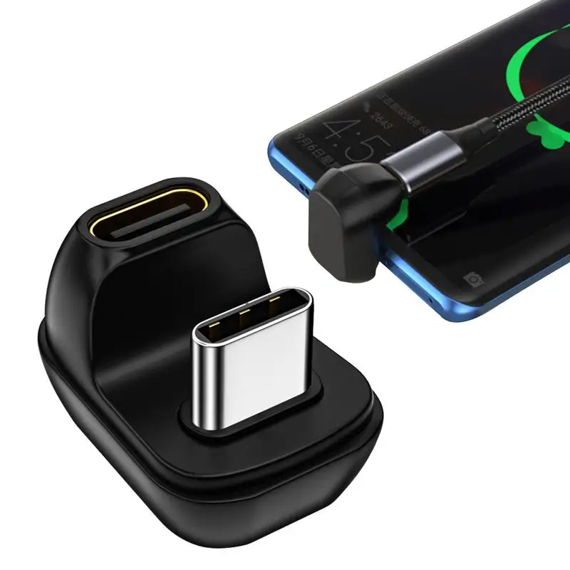 

Mini USB4.0 40Gbps Adapter U-Shape Thunderbolt3 USB C to Type C 100W Fast Charging Converter 8K@60Hz USB Type C Data Adapter