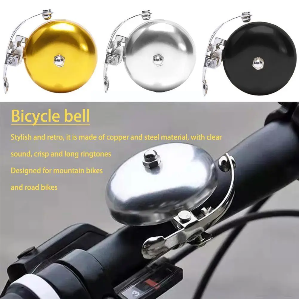 

Universal Retro Bicycle Bell Warning Sound Alloy Mountain Horn Cycling Accessory Bike Sport Loudly Bell Outdoor X8O3