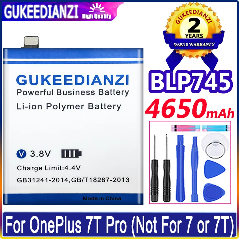 

BLP745 High Capacity Battery For OnePlus 7T Pro OnePlus 1+ 7T Pro For OnePlus7T Pro 6T/7 7T Pro 8 1+8 A8000 8 Pro 8pro Bateria