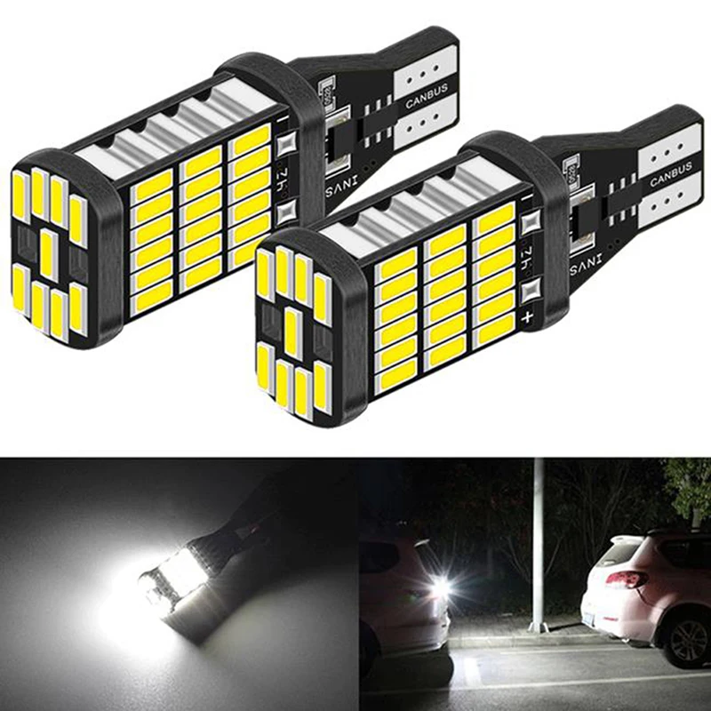 

Горячая Распродажа 2 шт DC 12V Canbus T16 T15 921 W16W Светодиодная лампа резервные фары заднего хода автомобиля 6000K