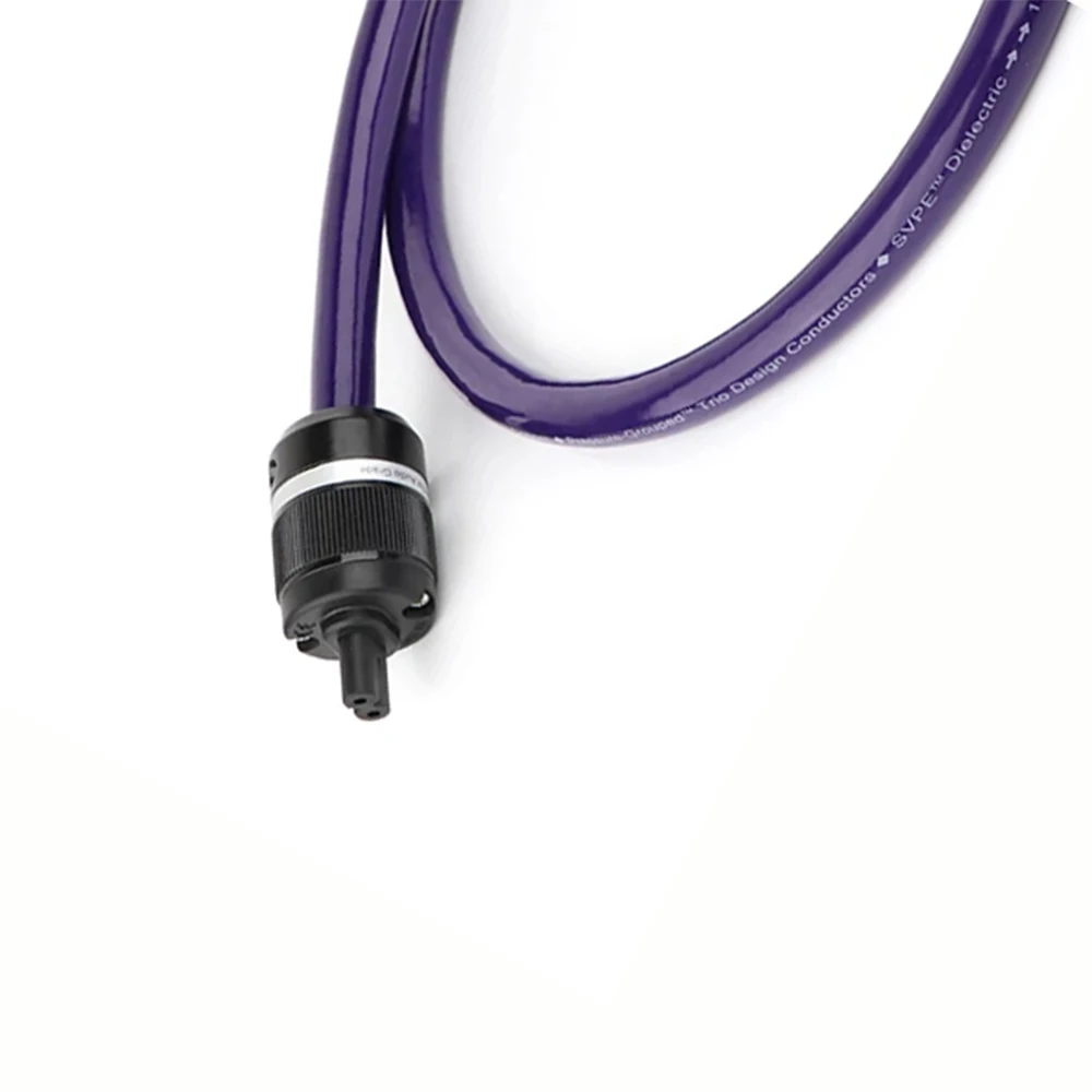 Кабель питания переменного тока YTER 6N OCC с позолоченной вилкой европейского