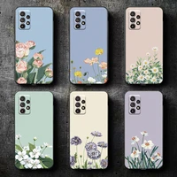 watercolor painting flowers and plants phone case for samsung galaxy s8 s8 plus s9 s9 plus s10 s10e s10 lite 5g plus funda