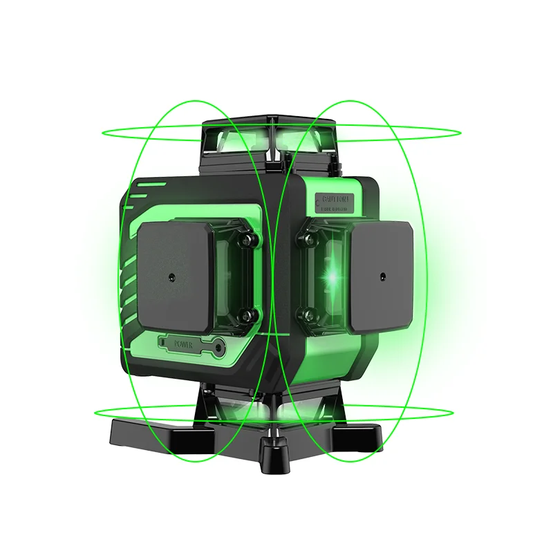 

Self leveling Laser Level 360 16 lines Cross Line Laser 4x360 Degree Green laser leveler tool 2 horizontal 2 vertical plane