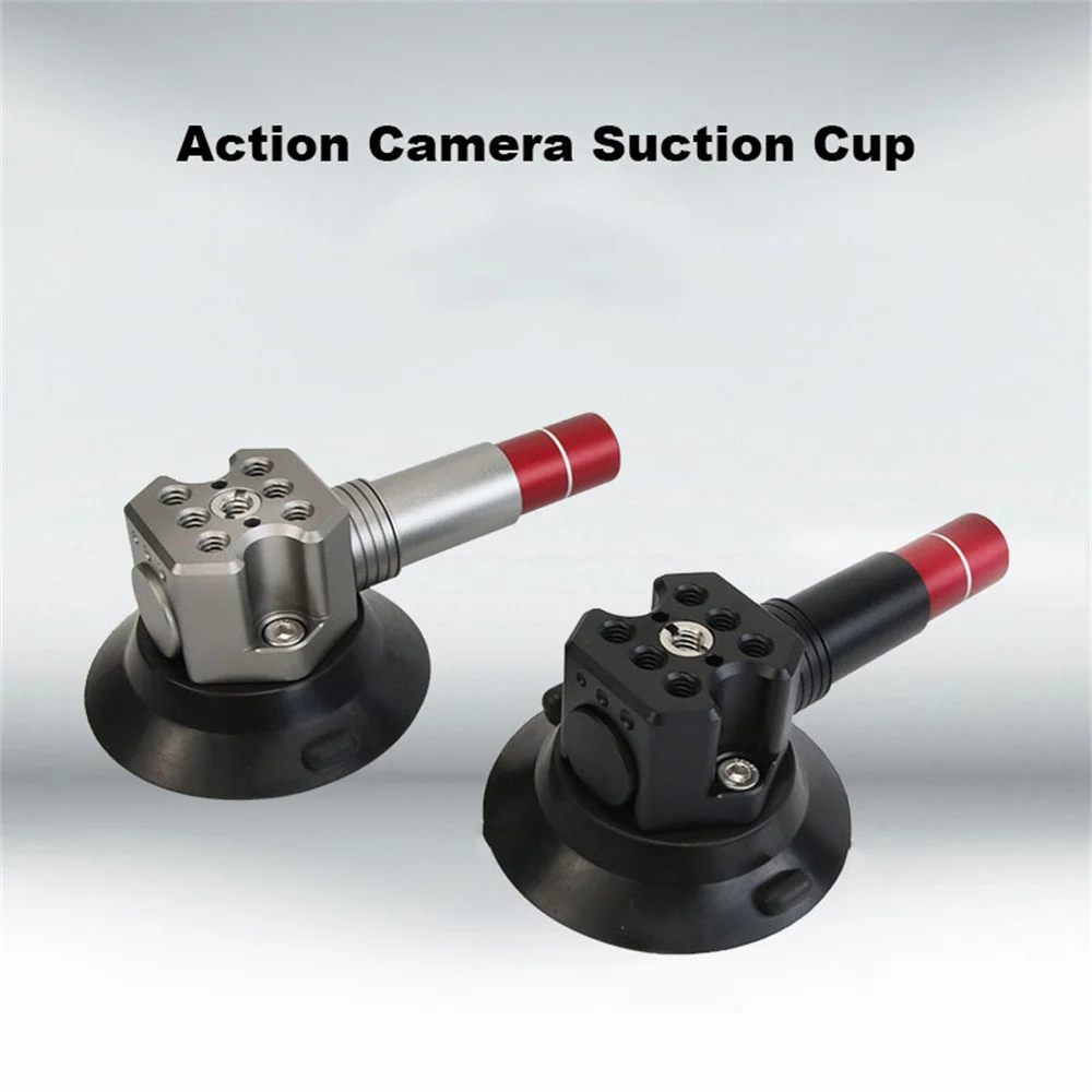 

Hand Pump Vacuum Suction Cup 1/4" 3/8" ARRI Locating Hole Camera Stabilizer Bracket for GoPro Insta360 Auto Car Lamp Stand Mount
