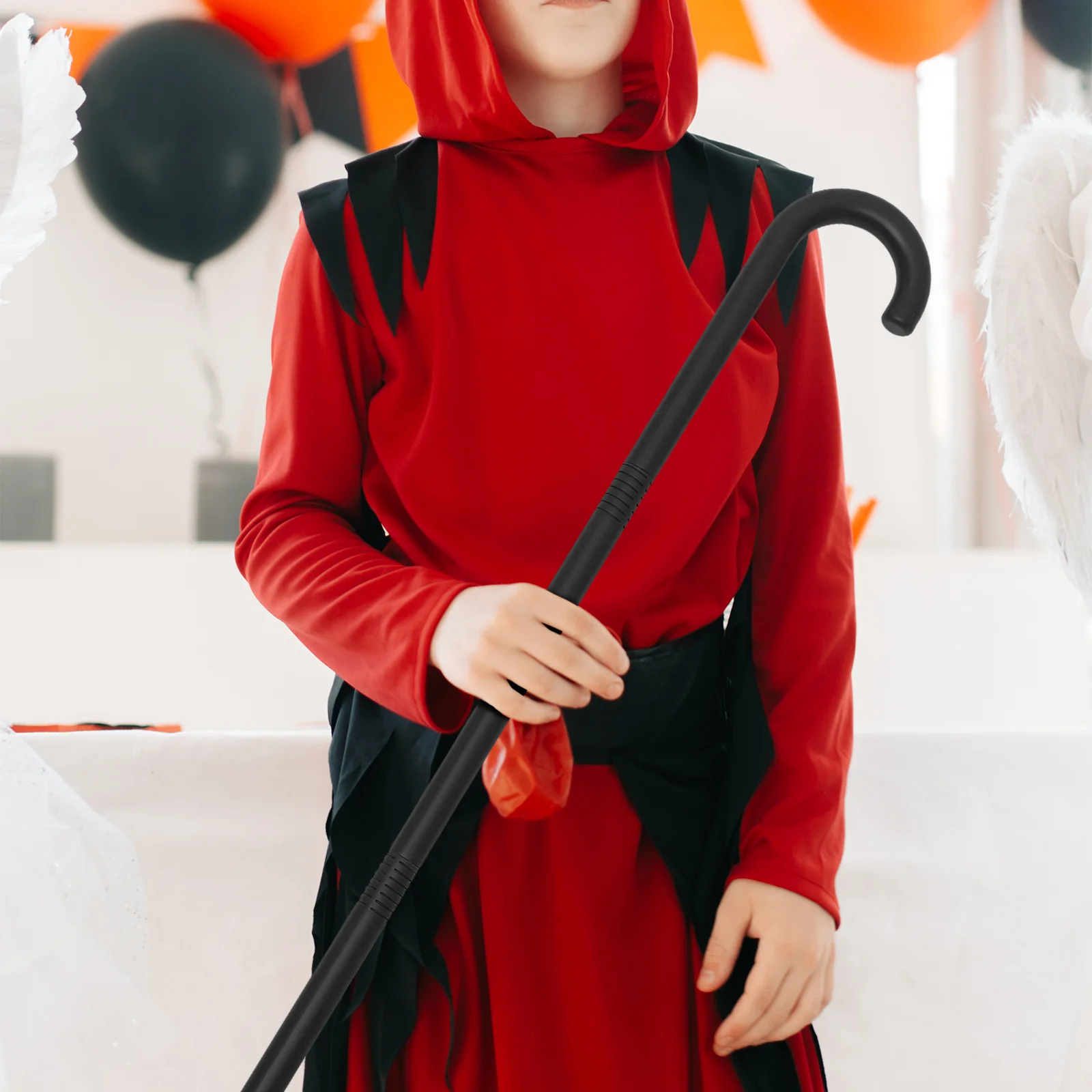 

Halloween Ornament Decorative Cane Prop Fold Walking Canes Crutch Stick Plastic For Cosplay Clothes