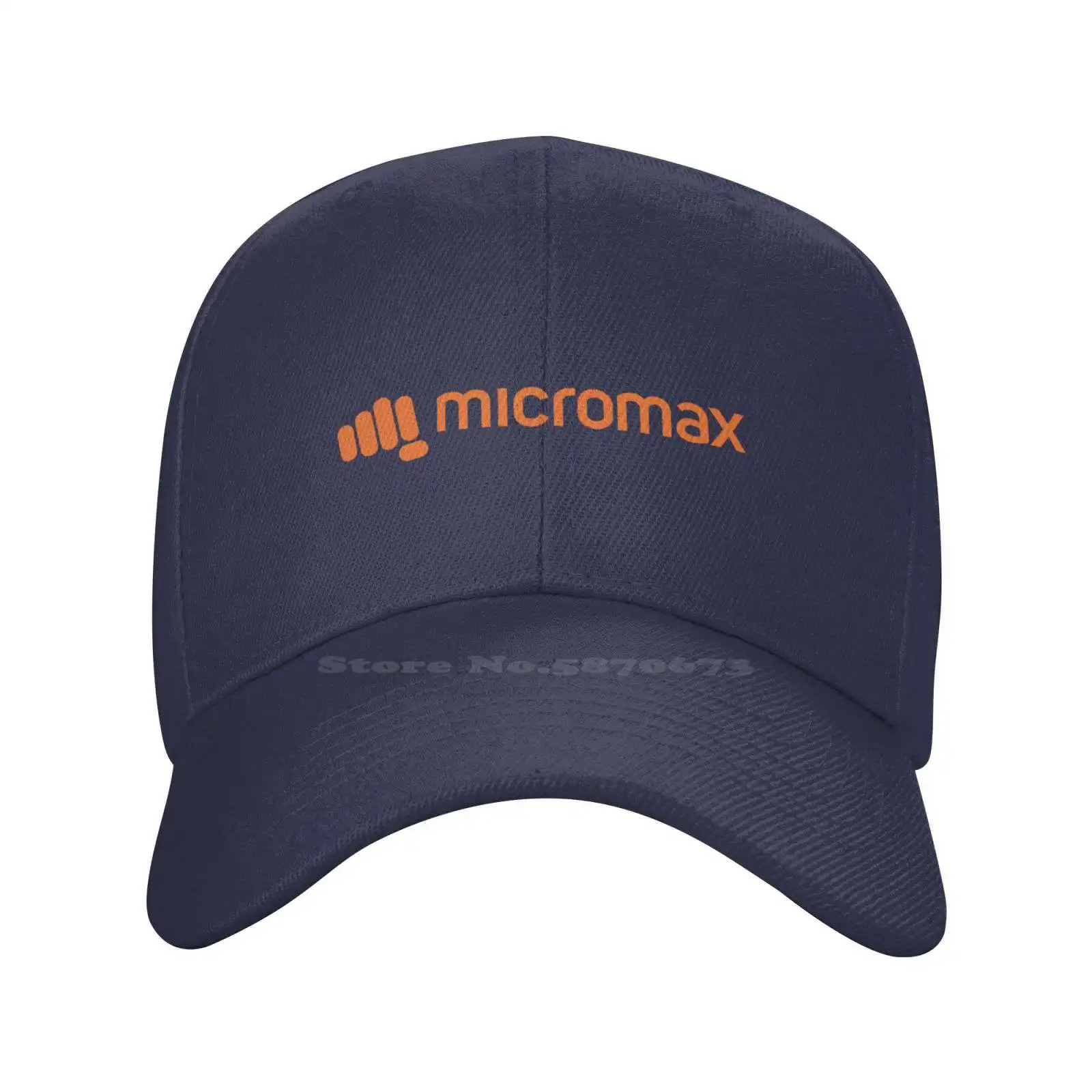 

Micromax Logo Printed Graphic Brand Logo High-quality Denim cap Knitted hat Baseball cap
