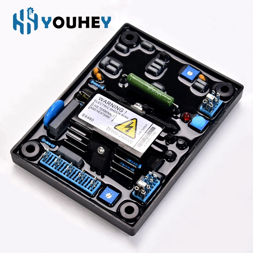Автоматический регулятор напряжения SX460 AVR для генератора Stamford некоторые детали