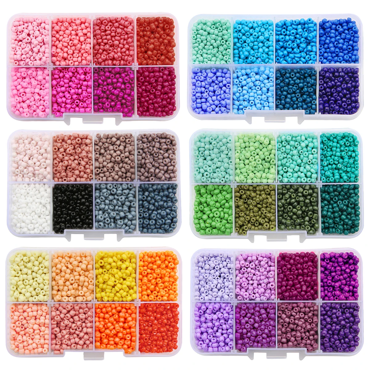 

3mm Czech Crystal Glass Seed Beads Belt Box Alphabet Beads Set For Jewelry Making DIY Bracelet Rings Accessories Jewelry Kit