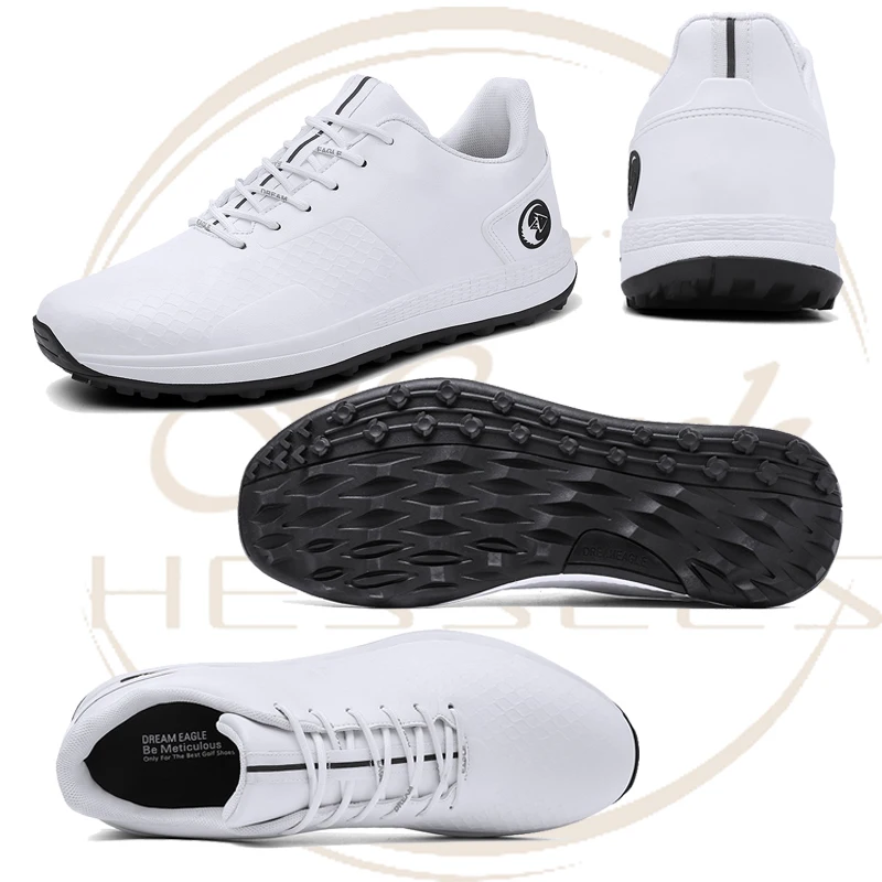 2023 Waterproof Men Golf Shoes Professional Lightweight Golf Sneakers Male Outdoor Running Shoes Casual Sports Golfing Footwear
