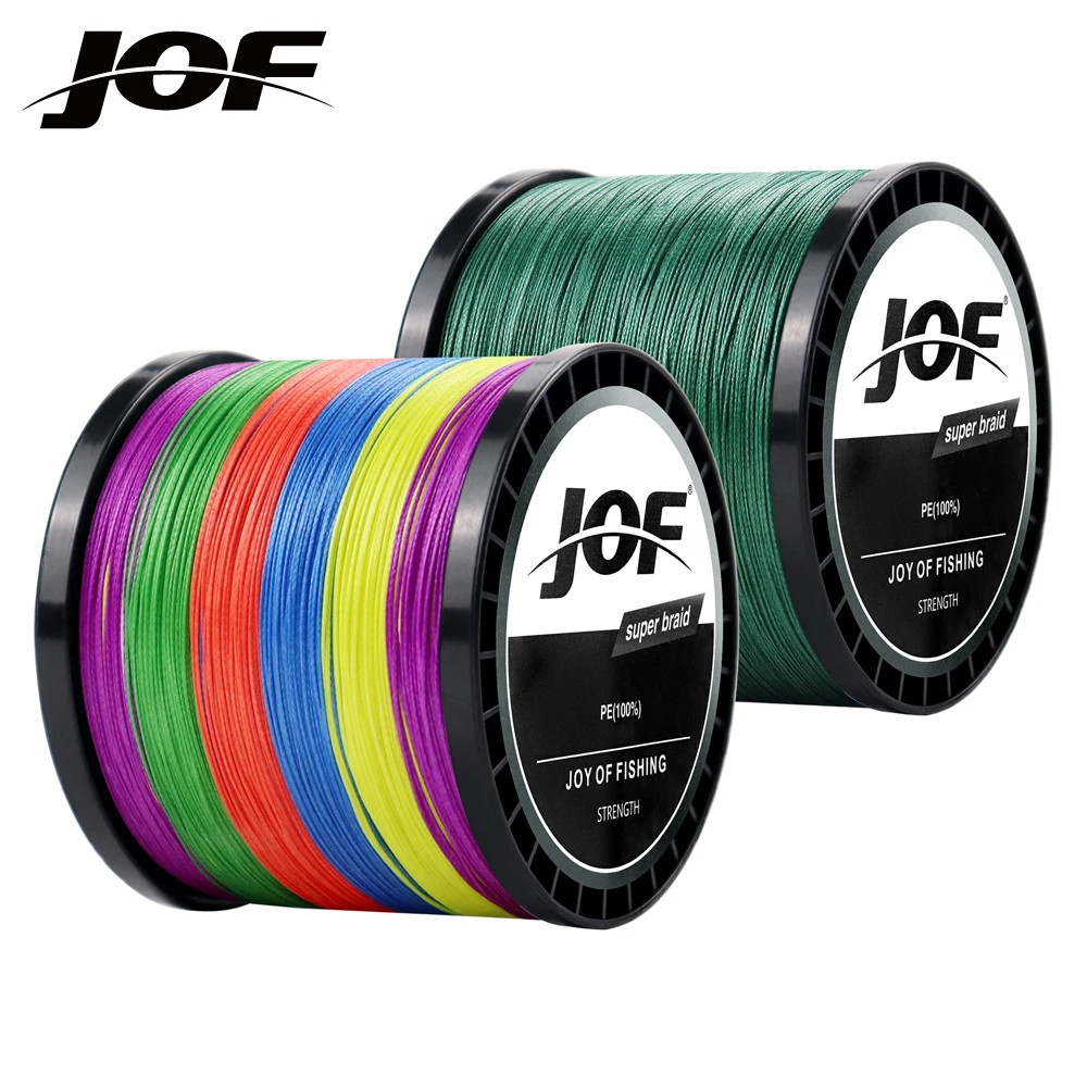 

JOF 4 Strands Braided Fishing Line Multifilament 300-1000 Meter Carp Fishing 10-82lb Braided Wire Fishing Accessories PE Line