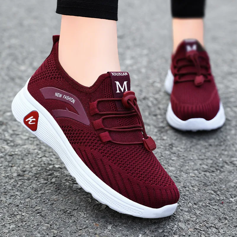 

Light Sneakers Women Summer Walking Shoes Casual Female Breathable Running Sneaker Ladies Mesh Vulcanized Shoes Fitness Footwear