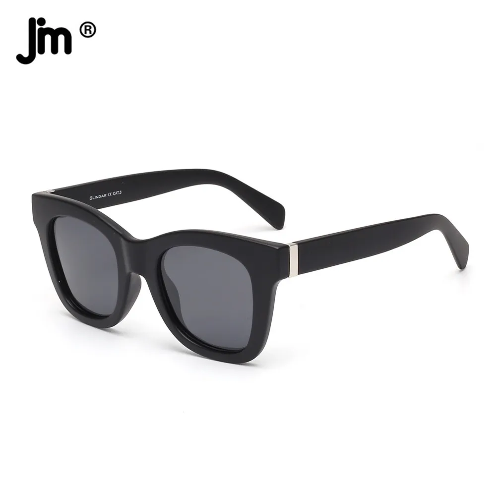 

JM 2022 Square Polarized Men Women Sunglasses Thick Frame Sunglasses UV400
