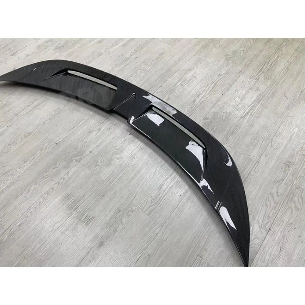 Задний спойлер для багажника Porsche Taycan 2019 + крышка из углеродного волокна Утконос |