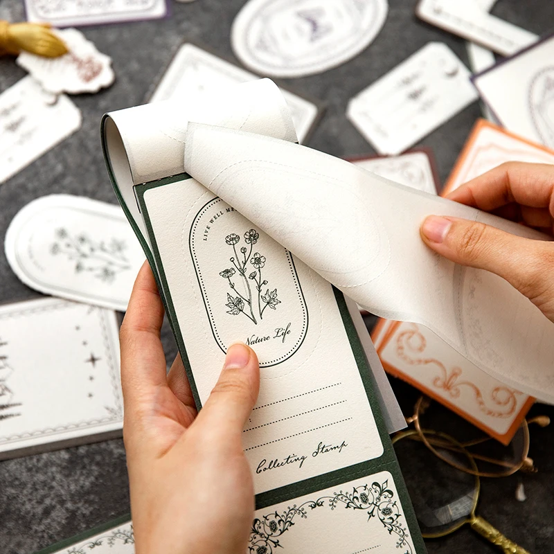 

30 шт., декоративные длинные полосы-коллажи