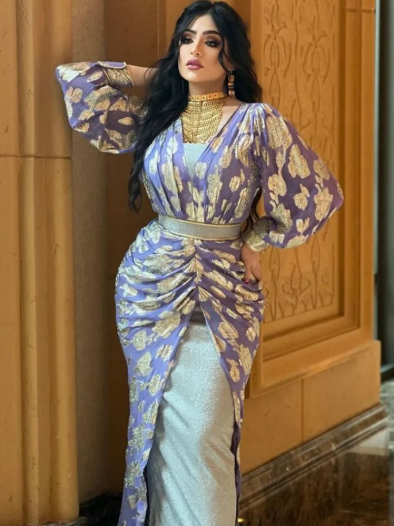India Turkey Muslim Abaya Dresses Women Bodycon Slim Fit Chiffon Wedding Evening Party Dress Belted Jilbab Abaya Morocco Caftan