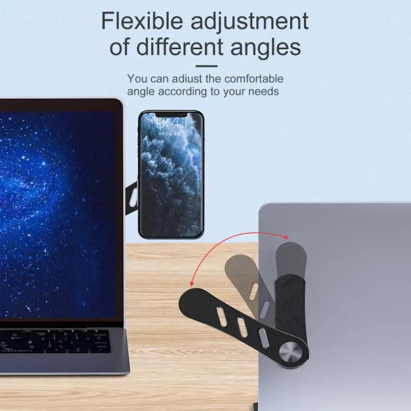 

Laptop Screen Support Holder Monitor Clip Adjustable Phone Stand Laptop Side Mount Connect Tablet Bracket