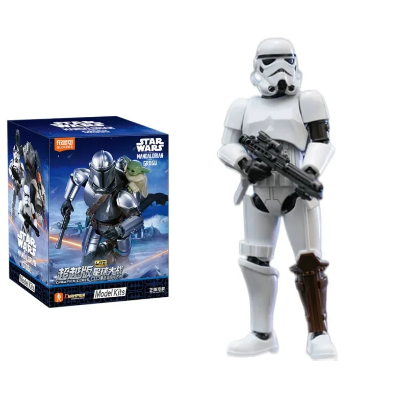 Фото Фигурки из серии BLOKEES Star Wars - LITE Edition, том 1: Мандалорец и Грогу, сборная модель, игрушка в подарок №4