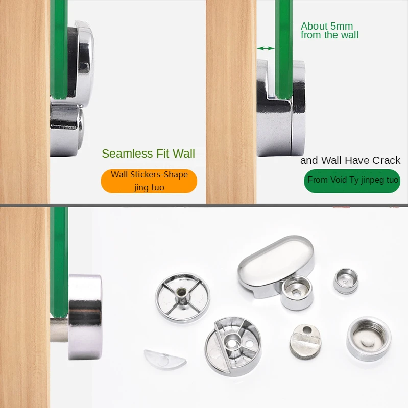 4 шт. зажим для зеркала в ванной комнате |