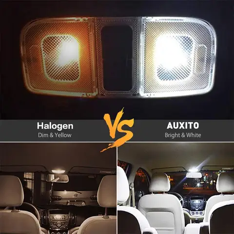 10 шт., лампы для автомобилей AUXITO Canbus W5W T10