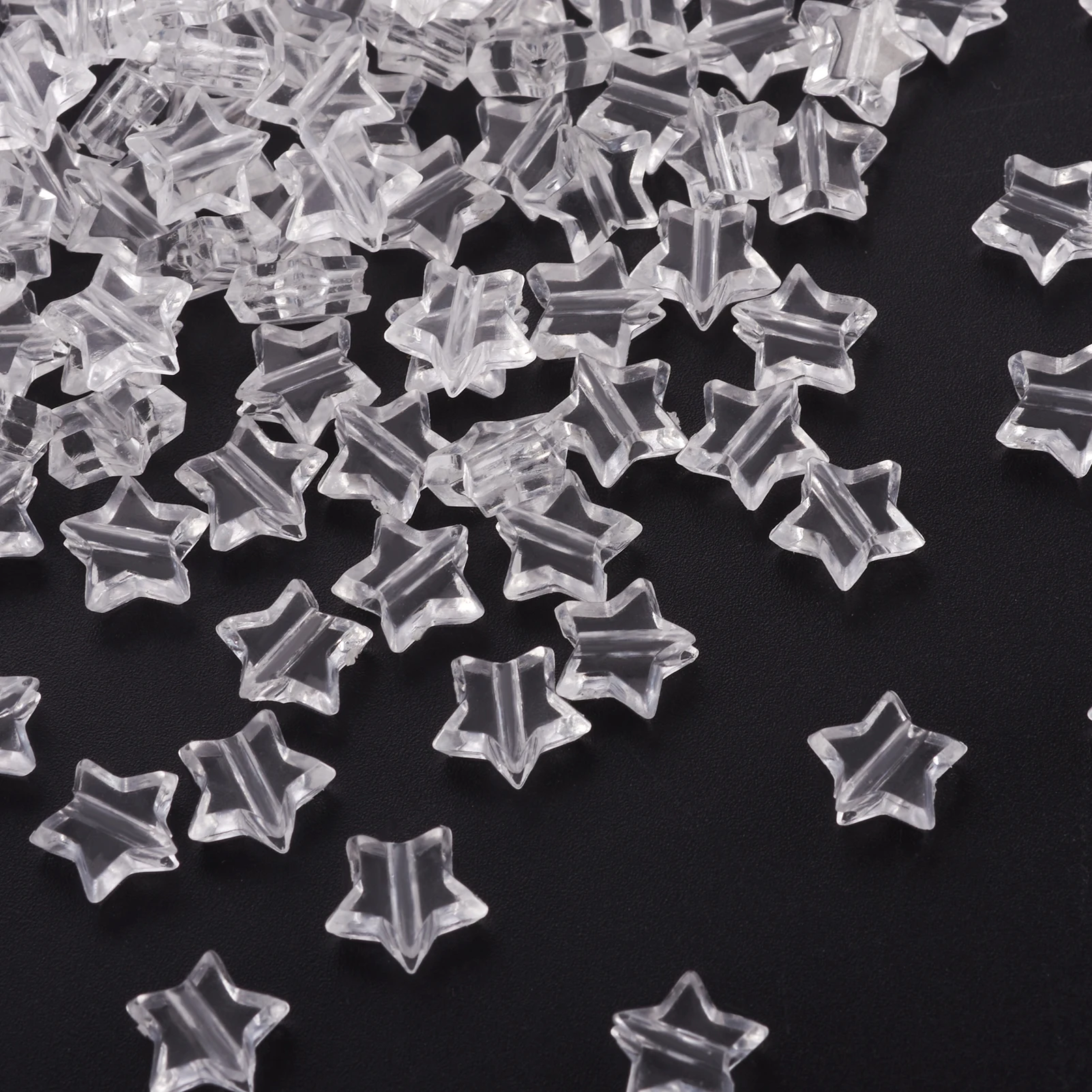 

500g Transparent Acrylic Beads Clear Butterfly Star Beads For DIY Fashion Jewelry Making Bracelet Charm Crafts Decor Supplies