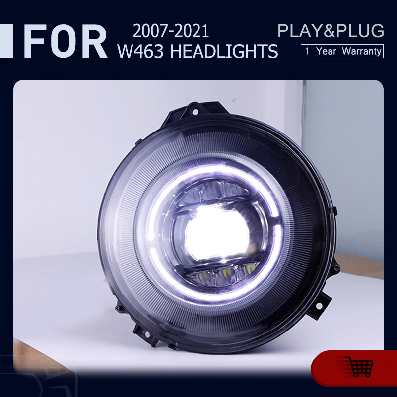 

Car Styling for2007-2022 Benz W463 W464 LED Headlight G350 G500 G63 Head Lamp Drl Projector Lens Accessories