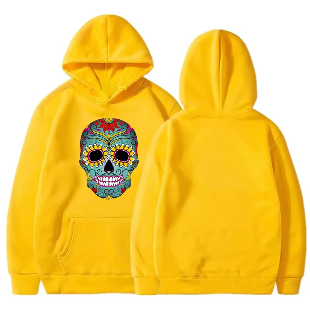 Толстовка с капюшоном и длинным рукавом изображением мексиканского испанского