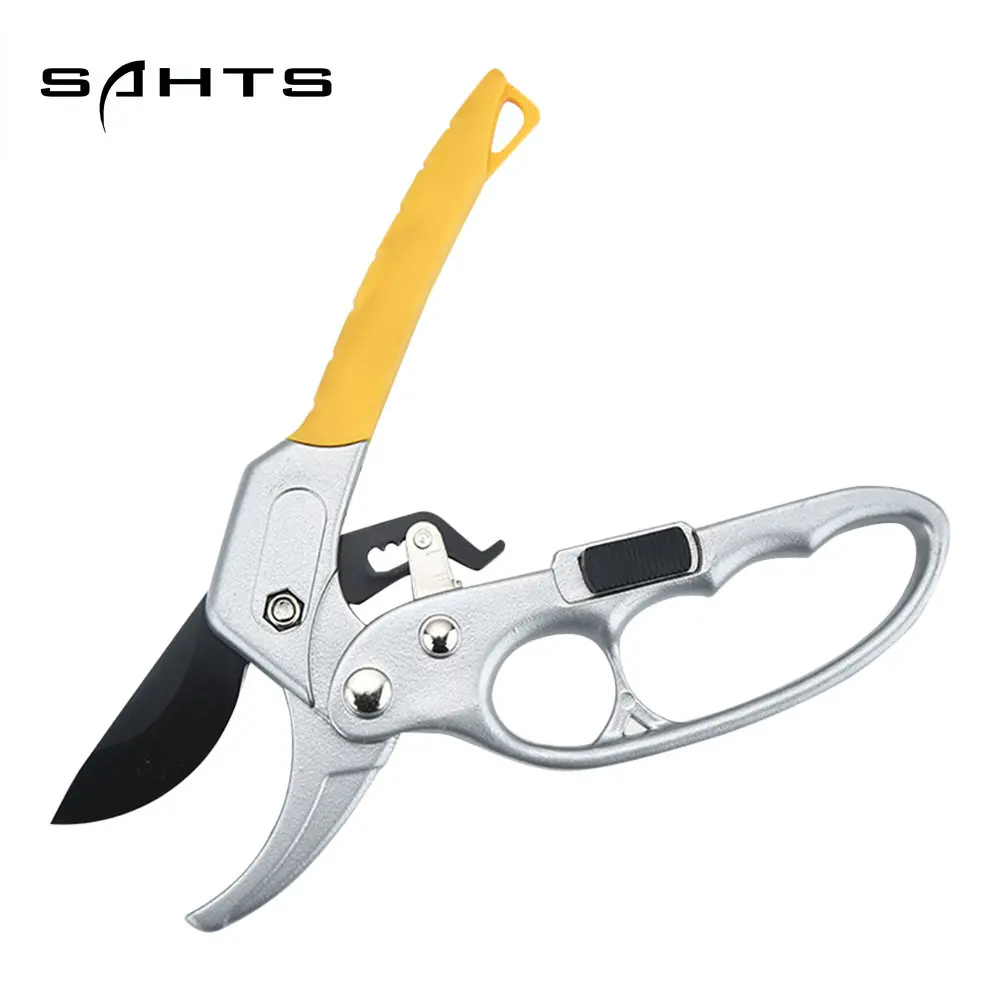 

SAHTS TOOLS High Quality Garden Pruning Shears Cutter High Carbon Steel Gardening Plant Scissor Branch Pruner Trimmer Tools