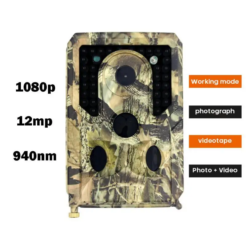 

16MP 1080P Wildlife Hunting Trail Game Camera Motion Activated Security Camera IP66 w/16GB/32GB TF Card Hunting Scouting Camera