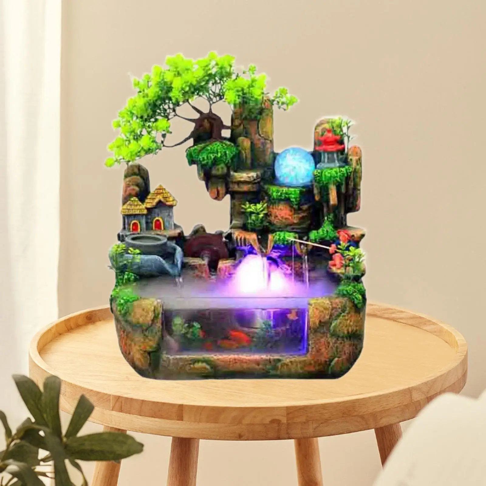 Настольный фонтан для релаксации в помещении