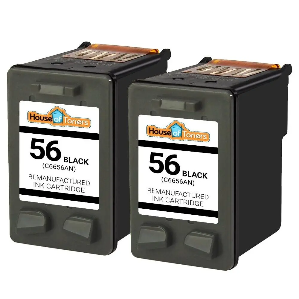 

2 PACK for HP 56 Cartridges fits PSC 2100 2110 2170 2175 2200 2210 2410 2510